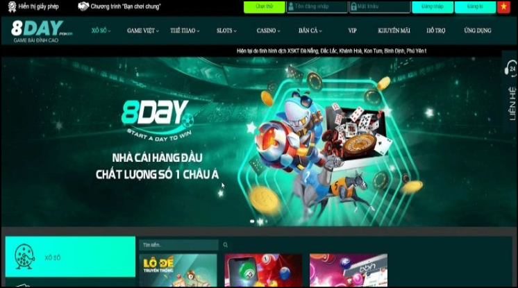 Hướng dẫn cách đăng nhập vào 8DAY một cách dễ dàng và an toàn