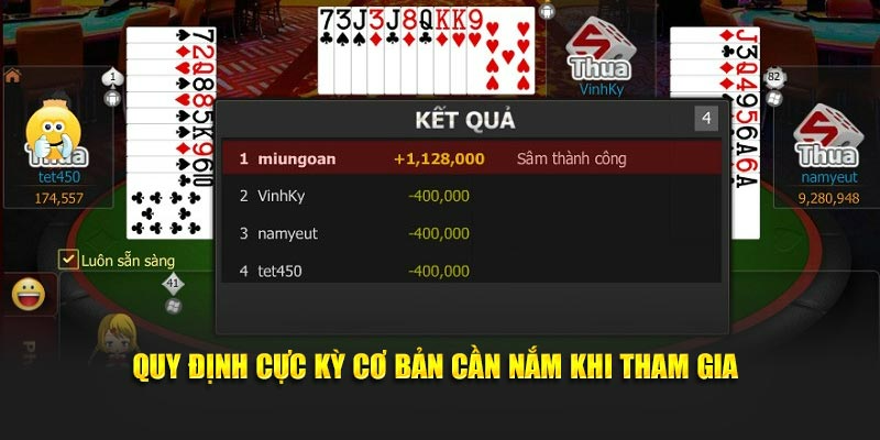 Quy định cực kỳ cơ bản cần nắm khi tham gia