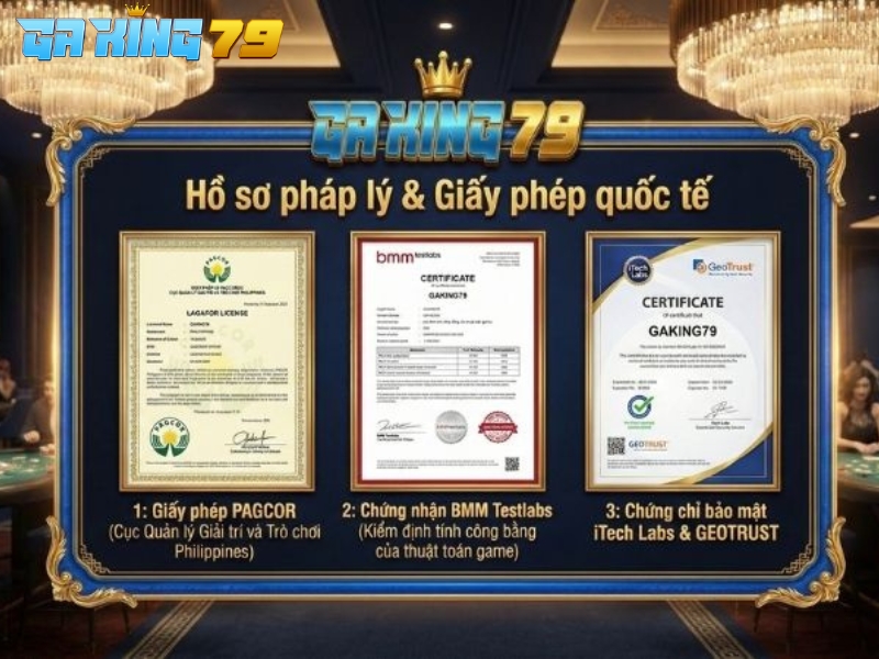 Nhà cái GAKING79 an toàn và minh bạch bậc nhất